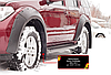 Брызговики под расширители колесных арок Nissan Pathfinder 2004-2010 (R51), фото 2