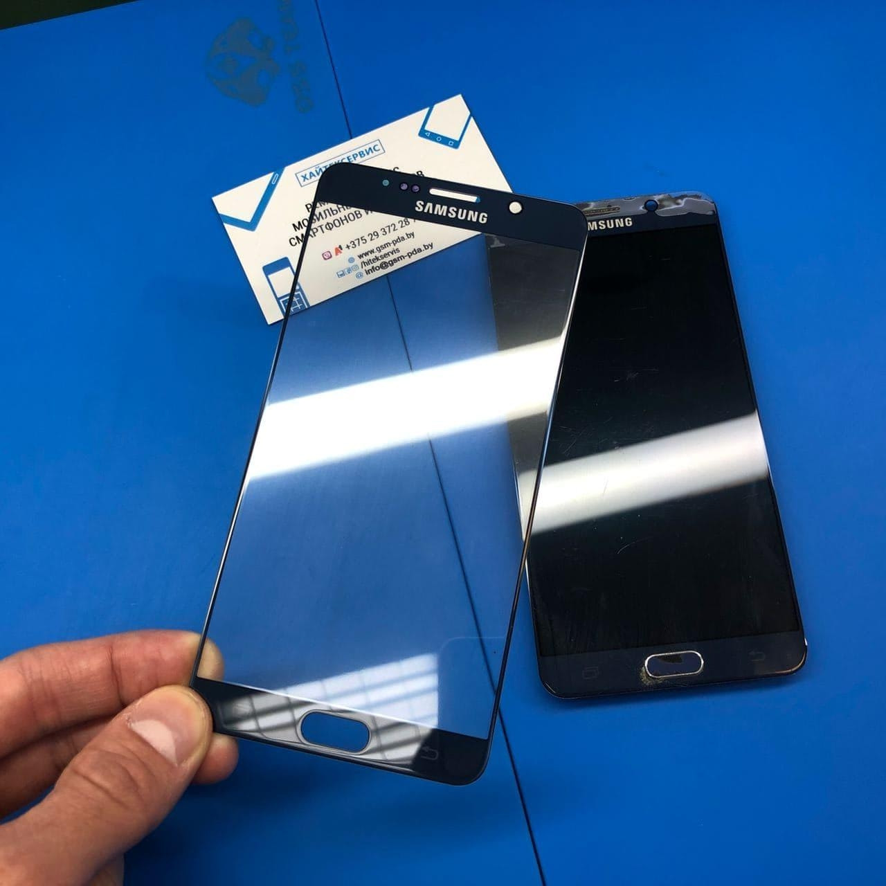 Samsung Galaxy Note 5 - Замена стекла экрана