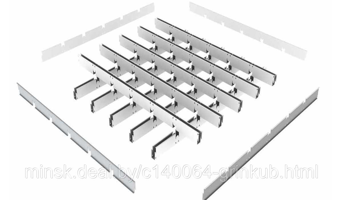 Подвесной потолок ГРИЛЬЯТО (стандартный, нестандартный, жалюзи, пирамидный) - фото 2 - id-p61861587