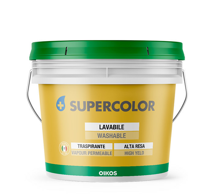 Краска для внутренних работ Supercolor bianco 10л , Италия
