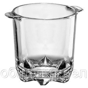 Емкость для льда «Полька»; стекло; 0,75 л