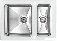 Кухонная мойка ZorG GS 6750-2 (белый)