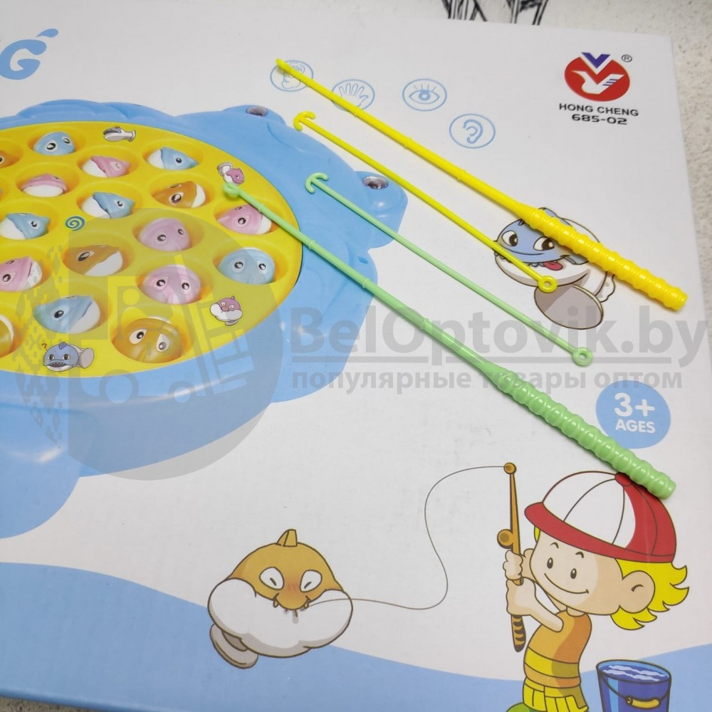 Настольная развивающая игра Рыбалка Fishing Game 685-02 (звук). Цвет MIX, 3 - фото 2 - id-p142071102