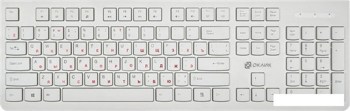 Клавиатура Oklick 505M (белый), фото 2