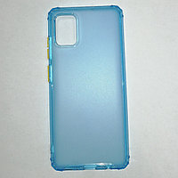 Чехол-накладка JET для Samsung Galaxy A51 (силикон) SM-A515 голубой усиленный