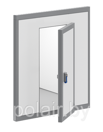 Дверной блок POLAIR (ПОЛАИР) с распашной дверью 2040*1200*80 (св.пр.1850*800), фото 2