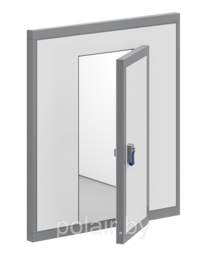 Дверной блок POLAIR (ПОЛАИР) с распашной дверью 2040*1200*80 (св.пр.1850*800) - фото 1 - id-p50898498