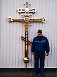 Крест купольный из нержавейки, фото 2
