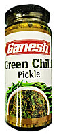 Пиклс Зеленый Чили Ganesh Green chilli pickle, 250г - острая закуска и приправа