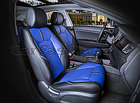 Накидки / CarFashion Premium / SECTOR LEATHER Цвет черно синий
