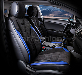 Накидки  / CarFashion Premium / SMART Цвет черно синие