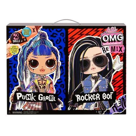 Куклы L.O.L. Игровой набор Куклы LOL Surprise! OMG Remix Rocker Boi and Punk Grrrl 567288, фото 2