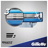 Сменные кассеты Gillette MACH 3 TURBO ( 8 шт ), фото 2