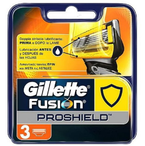 Сменные кассеты Gillette Fusion Proshield ( 3 шт ) - фото 1 - id-p142225103