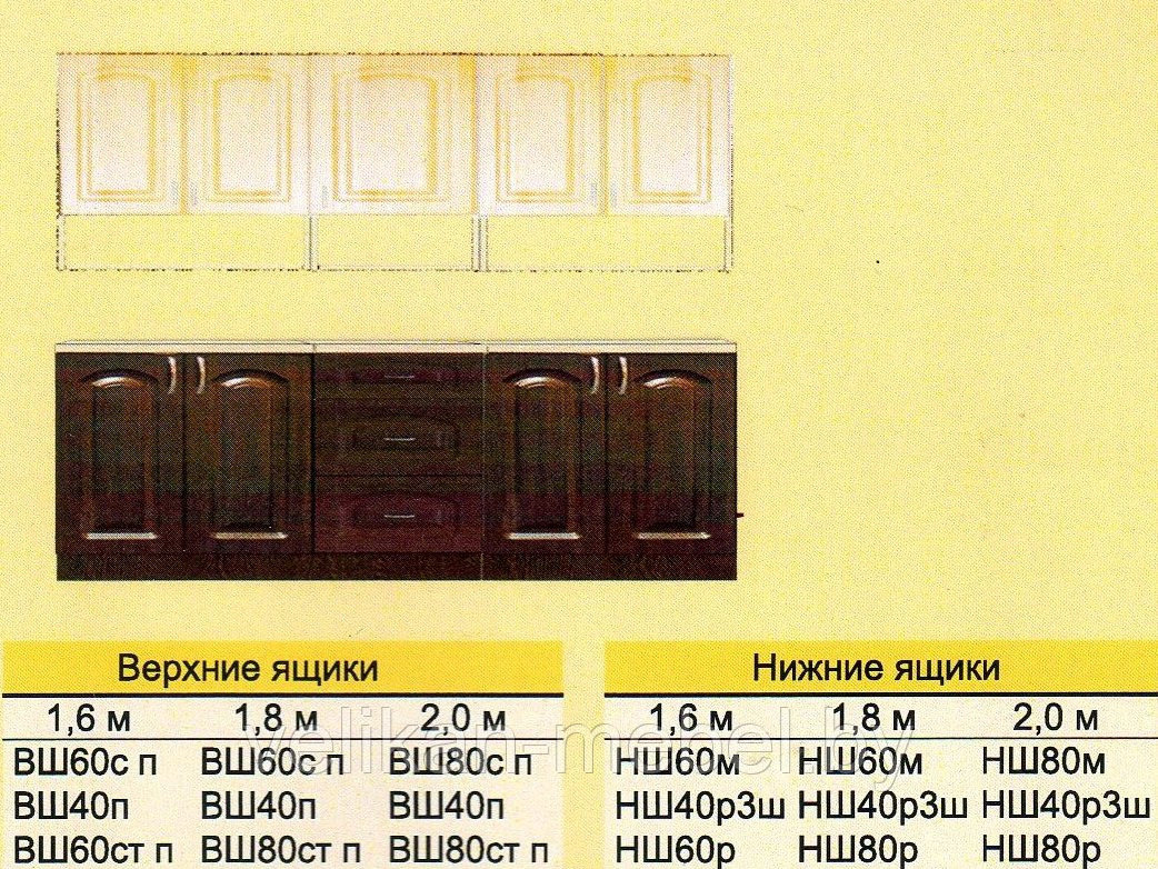 Кухня МДФ 1,6 м "Корнелия-П" - фото 3 - id-p11274127