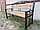 Скамья кованая с сосновым покрытием "Рондо" 2 метра, фото 4
