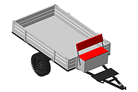 Прицеп к мотоблоку ТМ 2000 (Беларусь)