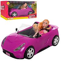 Розовая машина кабриолет с куклой, арт.9010C