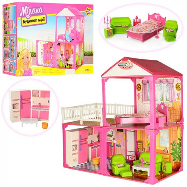 Игровой домик для кукол типа Барби My Lovely Villa, арт.6982B