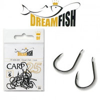 Крючки DreamFish Carp BN #1 25 шт/уп