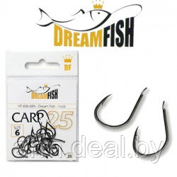 Крючки DreamFish Carp BN #6 25 шт/уп