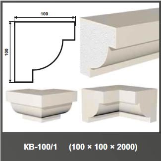 Карниз КВ-100/1 100*100*2000мм