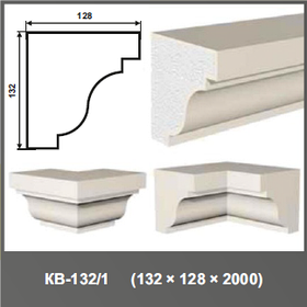 Карниз КВ-132/1 132*128*2000мм