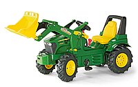 Детский педальный трактор Rolly Toys Farmtrac John Deere 7930 с надувными колёсами