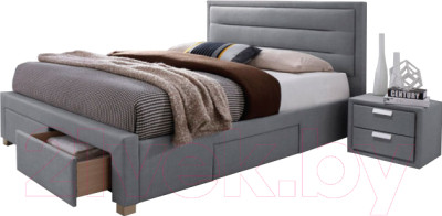 Двуспальная кровать Signal Ines 160x200