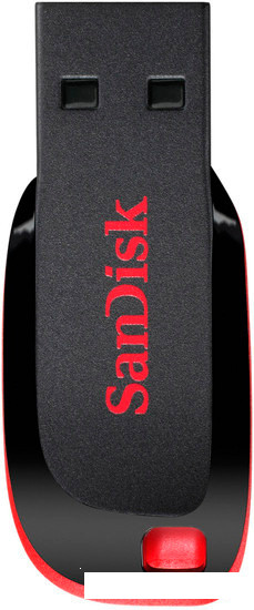 USB Flash SanDisk Cruzer Blade Black 64GB (SDCZ50-064G-B35) - фото 1 - id-p142351078