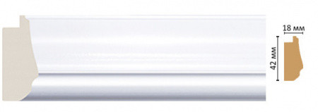 Багет DECOMASTER 477-114 (42*18*2900мм)