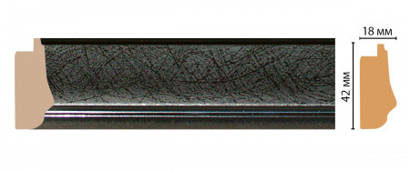 Багет DECOMASTER 477-195 (42*18*2900мм)