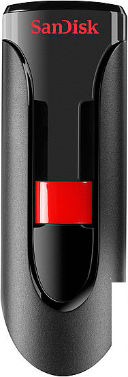 USB Flash SanDisk Cruzer Glide Black 128GB (SDCZ60-128G-B35) - фото 1 - id-p142351760