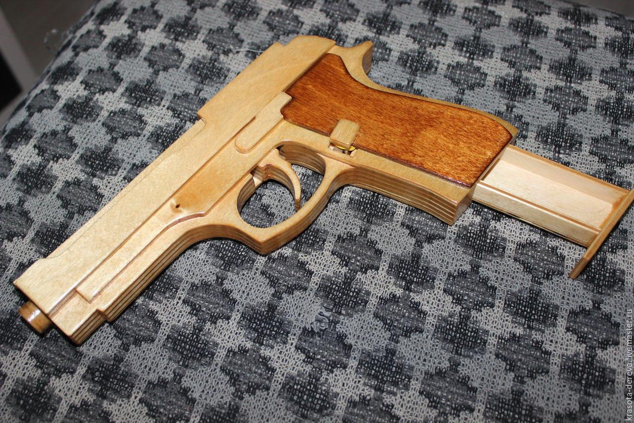 Деревянный пистолет - фото 1 - id-p142352590