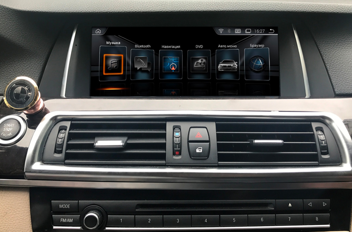 Штатная магнитола Radiola для BMW 5 (F10, F11) CIC 2013-2016 на Android 12 - фото 2 - id-p95746479
