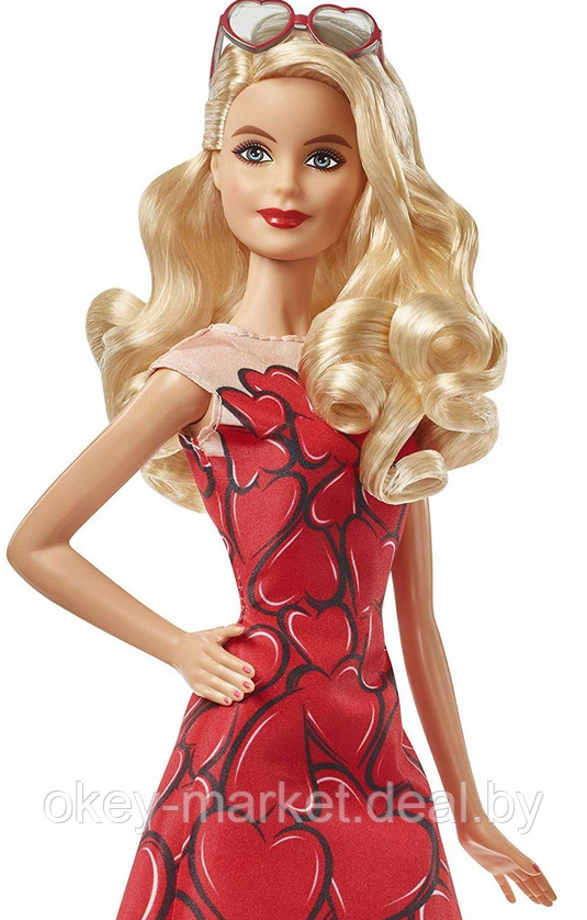 Кукла Barbie в красном платье коллекционная FXC74 - фото 9 - id-p142366585
