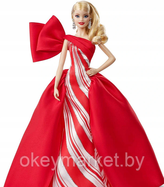 Коллекционная кукла Barbie Holiday Блондинка FXF01, фото 2