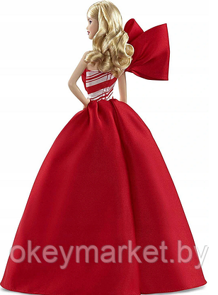 Коллекционная кукла Mattel Barbie Holiday Блондинка FXF01, фото 3