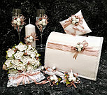 Набор свадебных свечей "Майский" для обряда "Семейный очаг" в пудровом цвете, фото 6