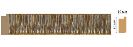 Молдинг DECOMASTER 102-17 (25*10*2400мм)