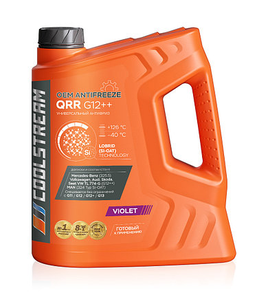 Антифриз Coolstream QRR (G12++) фиолетовый (канистра 5 кг), фото 2