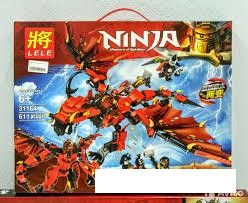 Конструктор Lele 31164 Ninja Красный Дракон - фото 1 - id-p142454575