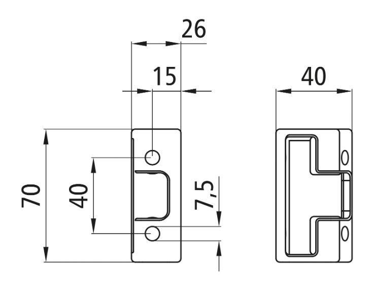 Обратная часть для Т-образного фиксатора Suer 385102886 - фото 2 - id-p142455545