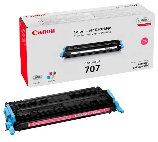 Картридж 707M/ 9422A004 (для Canon i-SENSYS LBP5000/ LBP5100) пурпурный