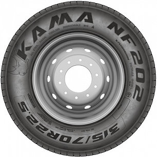 Автомобильная шина 225/75R17,5 KAMA NF202, фото 2