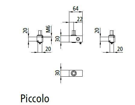 Натяжитель тента PICCOLO, 63х30х30 мм, тип "кубик" под квадрат 12 мм, Suer 670900005 - фото 3 - id-p142456192