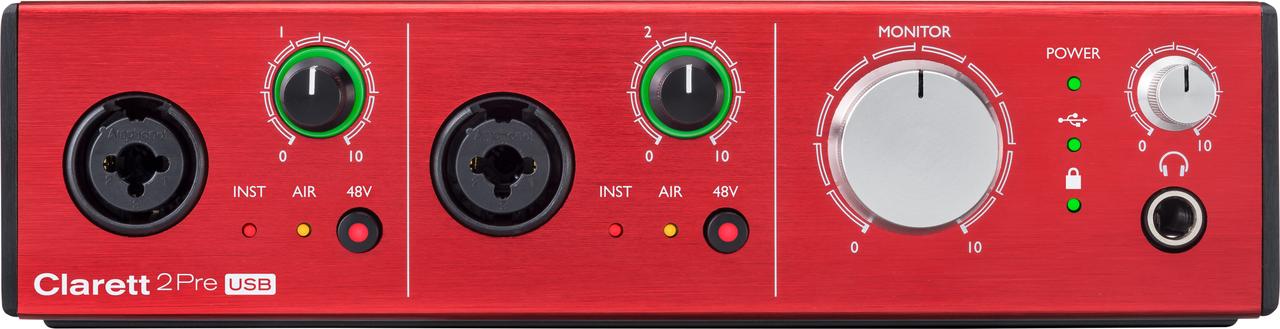 Аудио-интерфейс Focusrite Pro Clarett 2Pre USB - фото 2 - id-p142446571