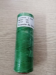 Нитка прошивочная Dafna 931 зеленые 1 мм (100 м )