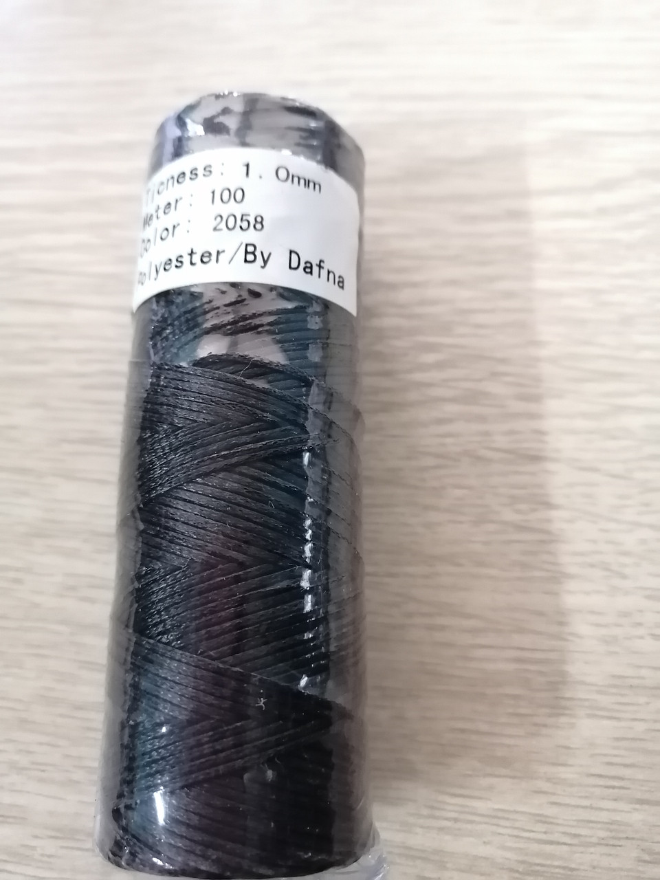 Нитка прошивочная Dafna 2058 темно коричневый1 мм (100 м ) - фото 1 - id-p142457751