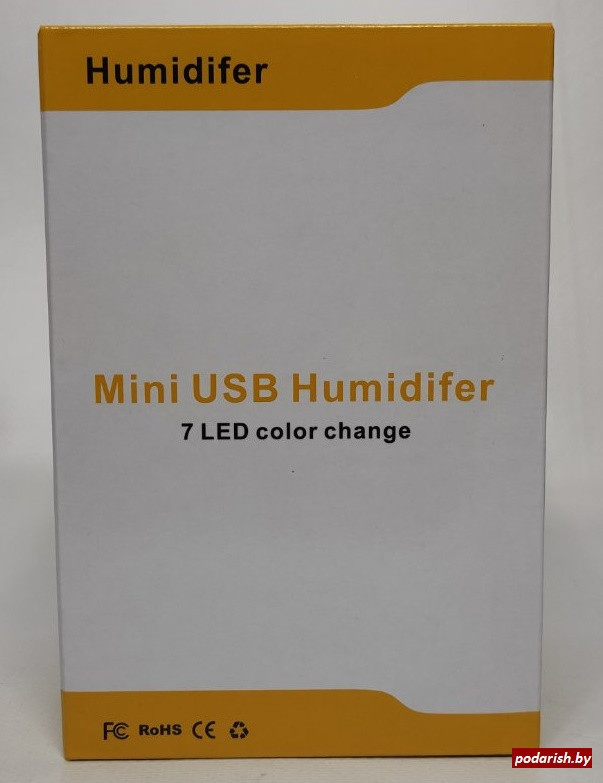 Увлажнитель воздуха Aroma Diffuser mini USB 7 LED - фото 2 - id-p116443636
